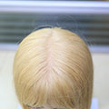 Blondes Haar